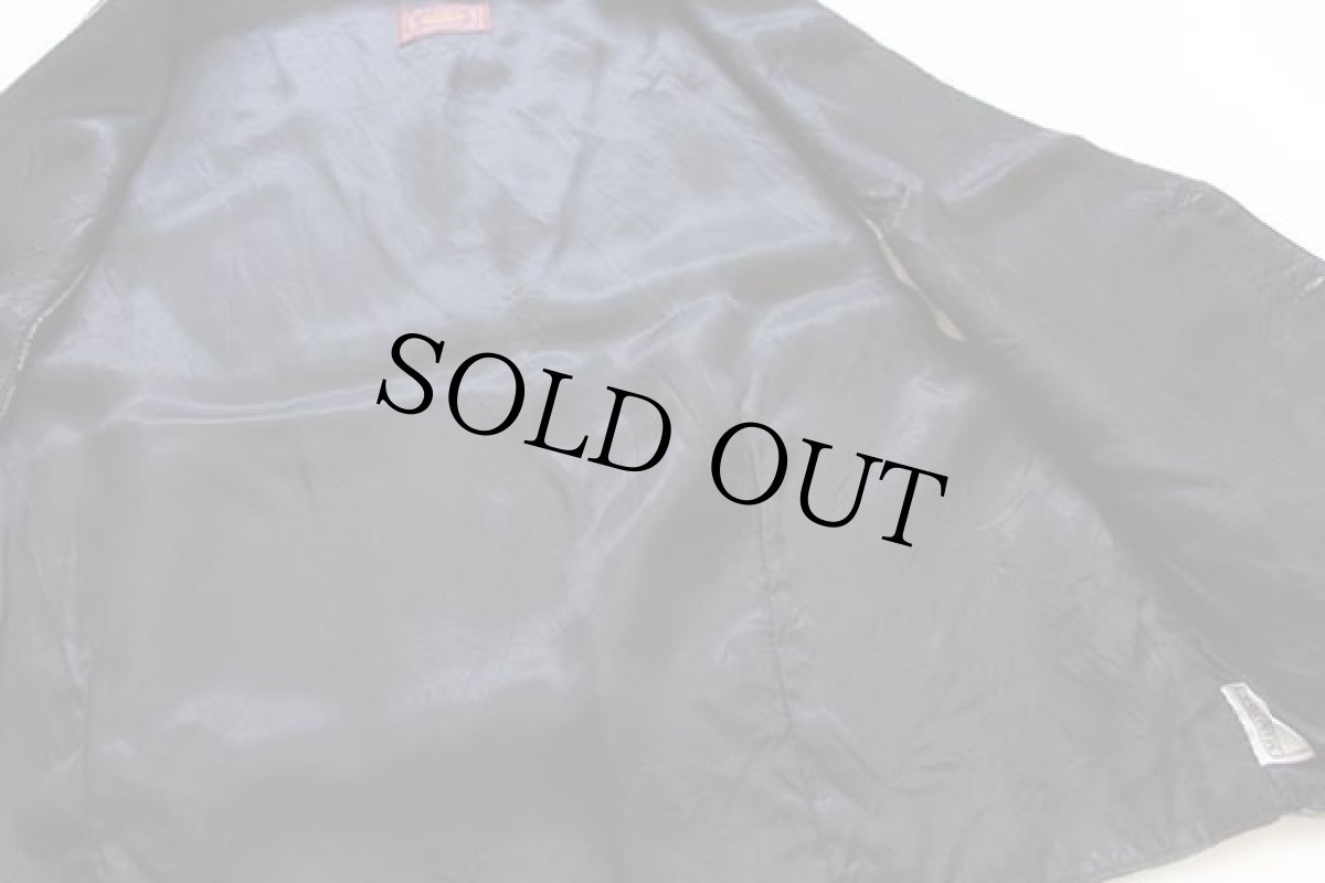 画像6: 80s イタリア製 ZIP 総柄 コットン ベロア ベスト★ジレ (6)