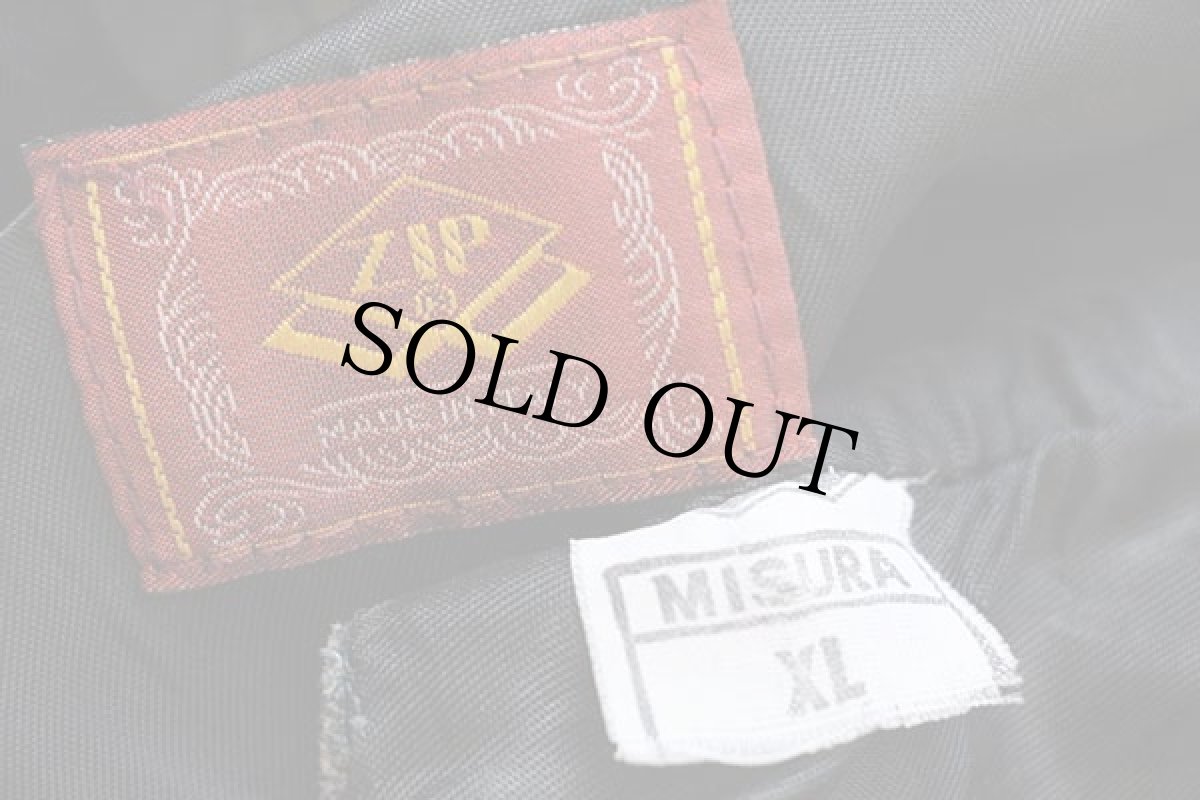 画像4: 80s イタリア製 ZIP 総柄 コットン ベロア ベスト★ジレ (4)