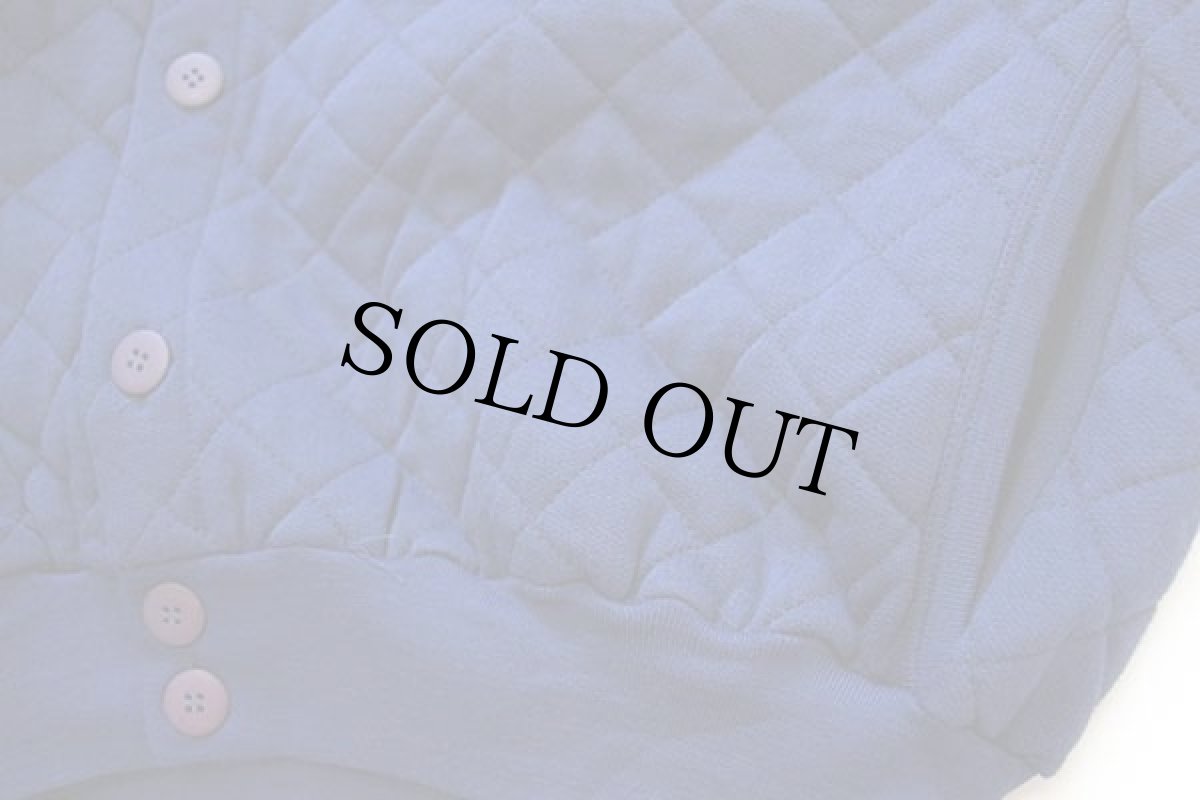 画像6: デッドストック★イタリア製 Assitalia パッチ付き スウェット キルティングベスト 紺 XL (6)