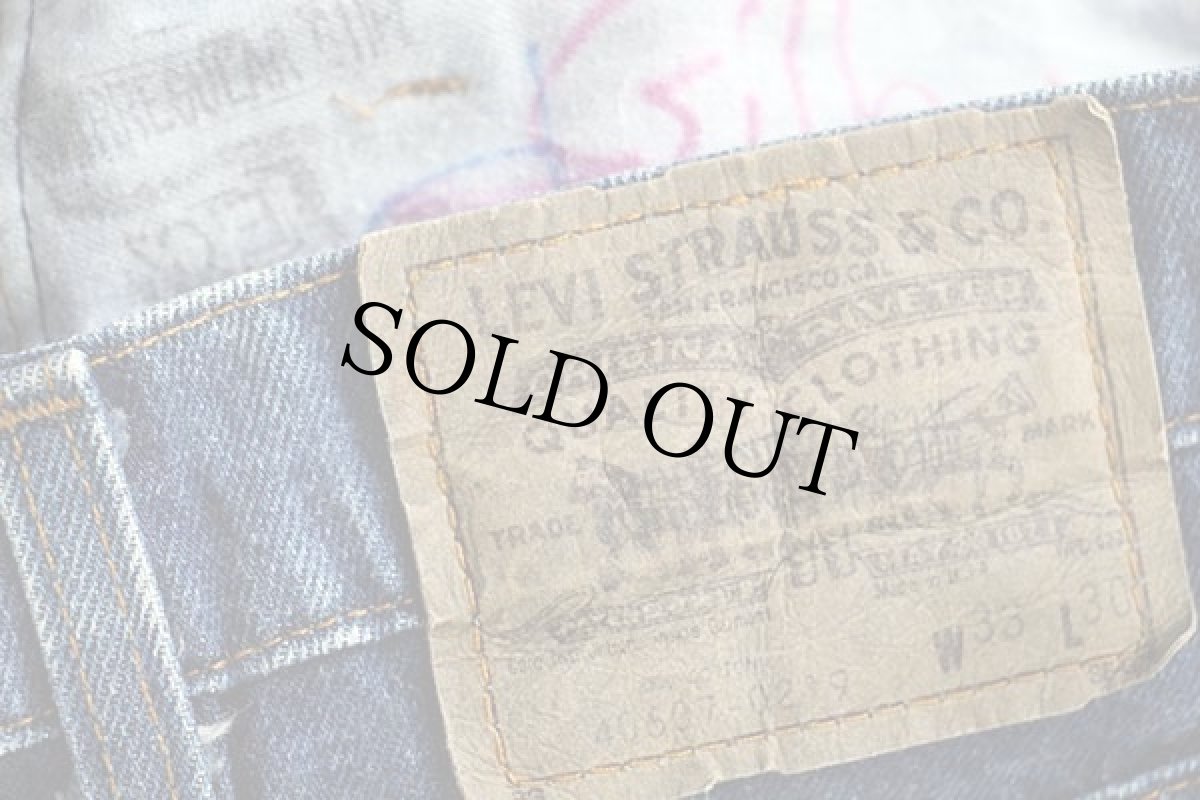 画像6: 80s USA製 Levi'sリーバイス 607 デニムパンツ w33 (6)