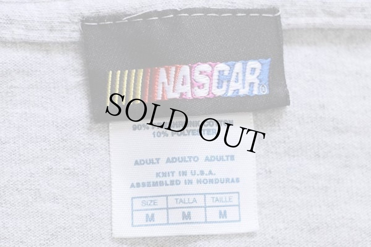 画像4: 00s NASCAR NATIONAL GUARD DALE JR オールオーバープリント Tシャツ グレー M (4)