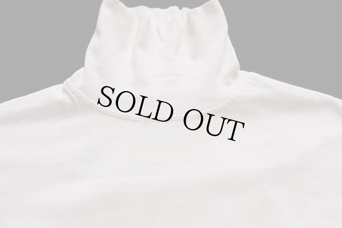 画像3: 90s GAPギャップ タートルネック 無地 コットン カットソー 生成り L (3)