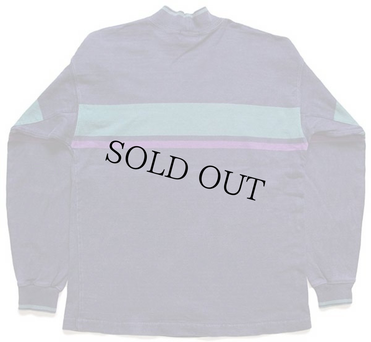 画像2: 80s USA製 L.L.Bean モックネック ヘビー コットン スウェット 紺 L (2)