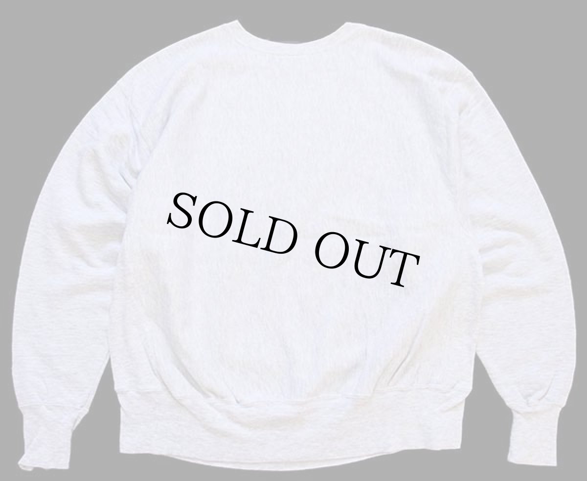 画像2: 90s Championチャンピオン OHIO STATE パッチ付き リバースウィーブ スウェット 杢ライトグレー (2)