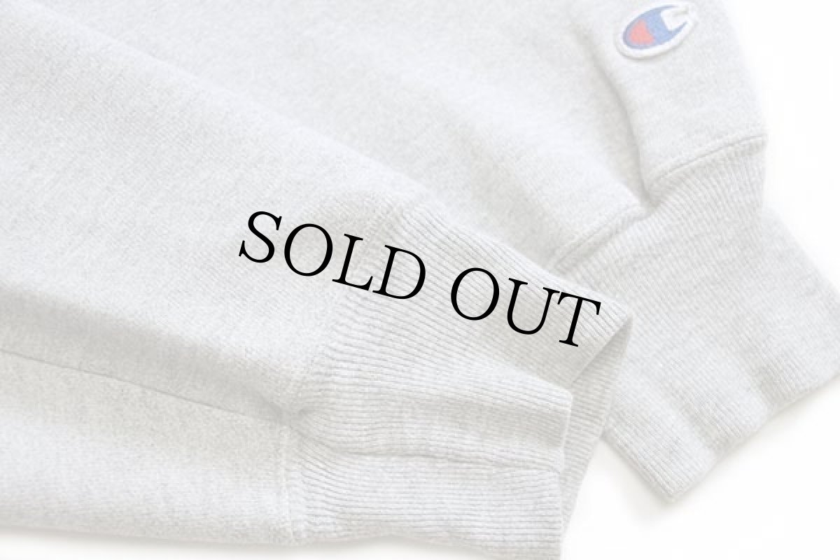 画像5: 00s Championチャンピオン HARVARD リバースウィーブ スウェットパーカー 杢グレー M (5)