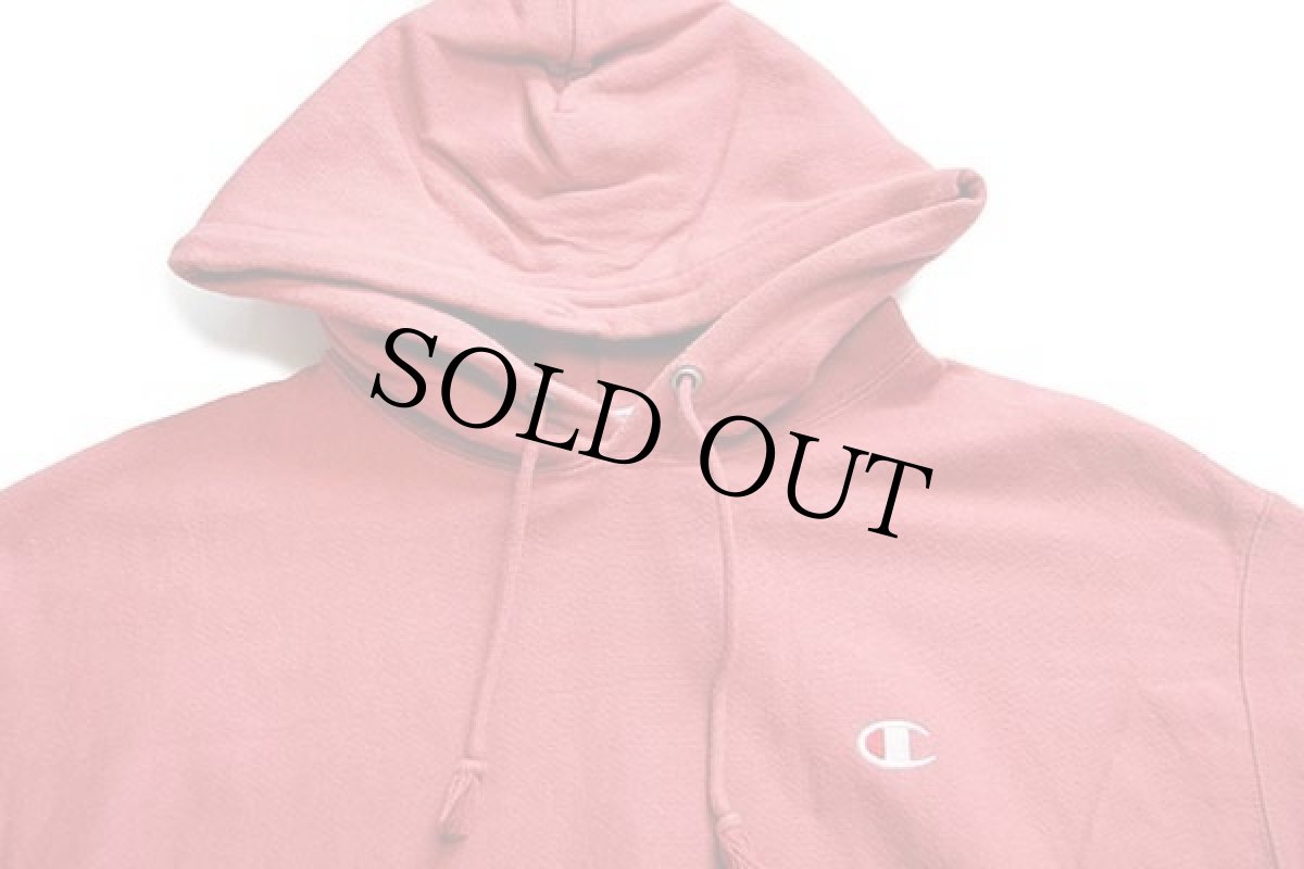 画像3: Championチャンピオン ワンポイント リバースウィーブ スウェットパーカー ピンク XL (3)