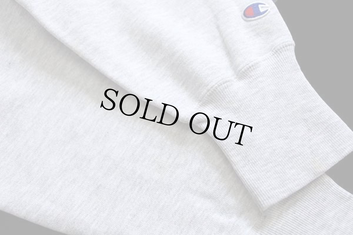 画像5: 00s メキシコ製 Championチャンピオン AMES HIGH TRACK&FIELD リバースウィーブ スウェット 杢グレー L (5)