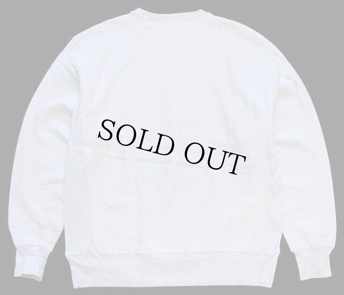 画像2: 00s メキシコ製 Championチャンピオン WHEATON COLLEGE リバースウィーブ スウェット 杢ライトグレー M (2)