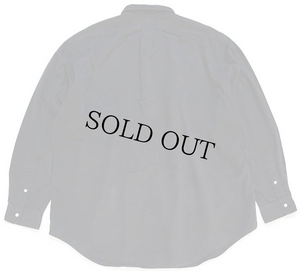 画像2: 90s ラルフローレン ワンポイント ボタンダウン コットンシャツ 黒 XXL (2)