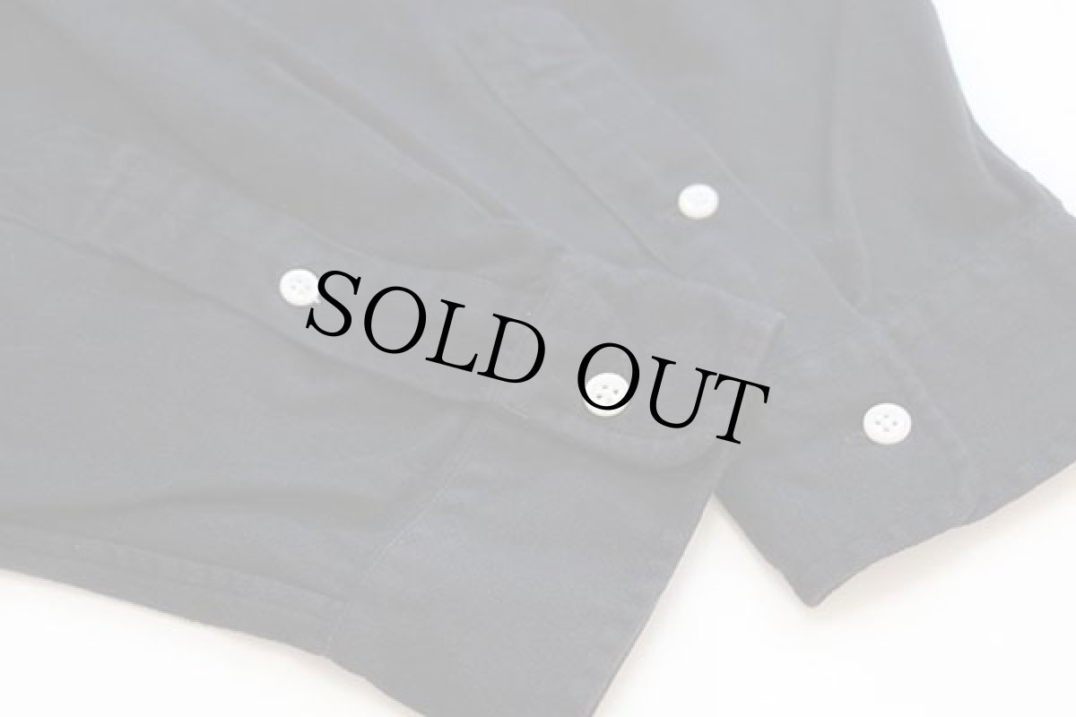 画像5: 90s ラルフローレン ワンポイント ボタンダウン コットンシャツ 黒 XXL (5)