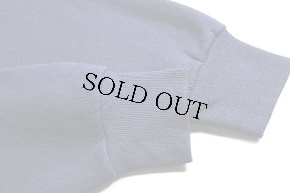 画像5: 90s USA製 GEORGETOWN Hoyas ブルドッグ マスコット ひび割れプリント スウェット 紺 XL (5)