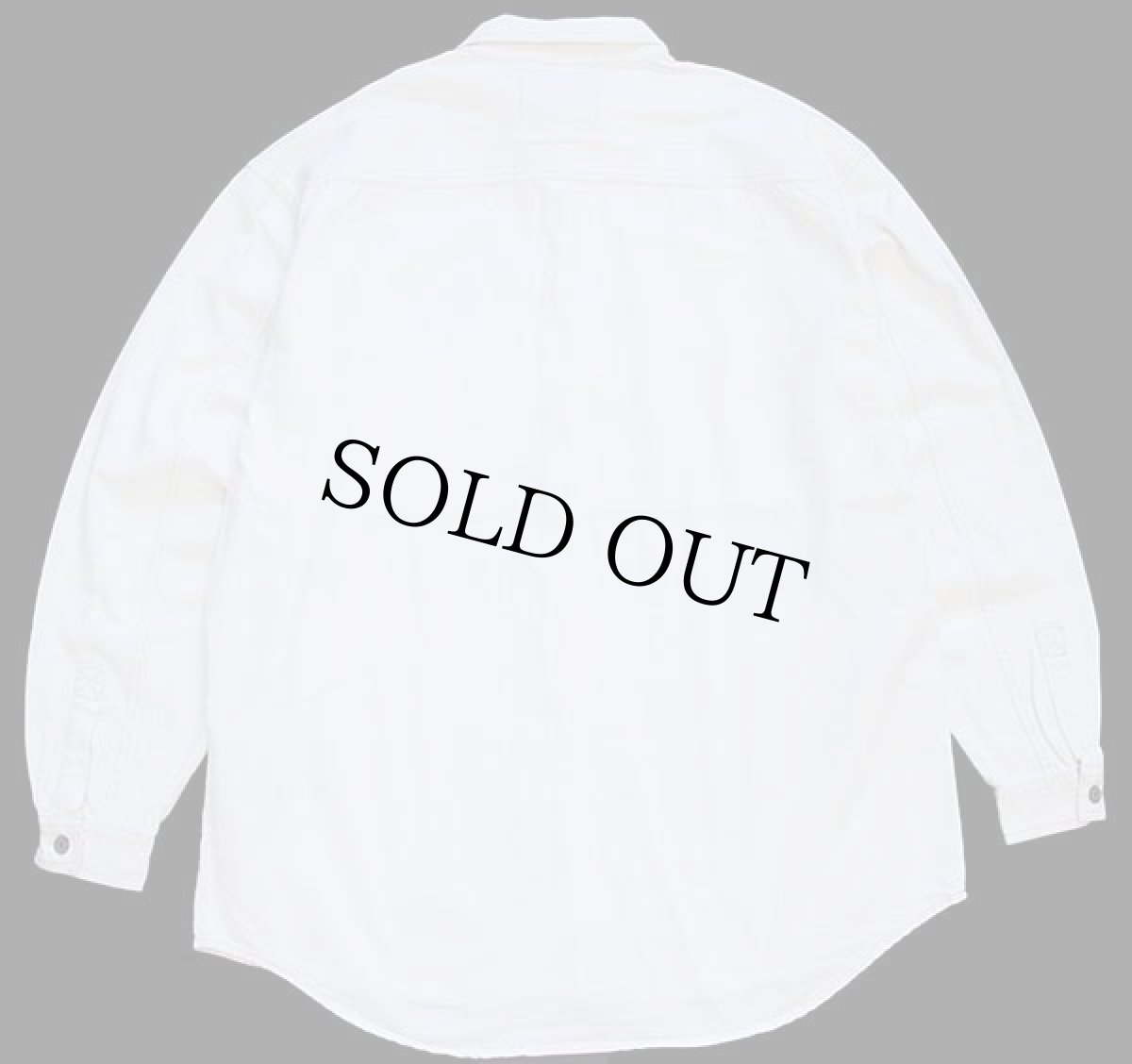 画像2: 90s Levi'sリーバイス カラーデニムシャツ 生成り L (2)