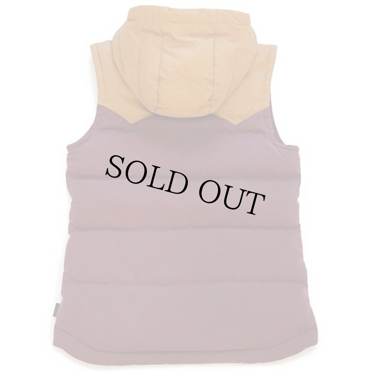 画像2: patagoniaパタゴニア Bivy Hooded Down Vest ツートン ヨーク切り替え ナイロン ダウンベスト パーカー ダークルビー×黄土色 W-XS (2)