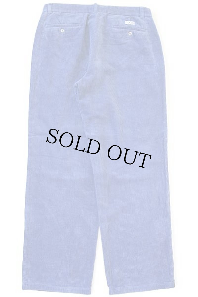 画像3: ポルトガル製 ポロ ラルフローレン コットン 太畝 コーデュロイパンツ 青 w34★スラックス (3)