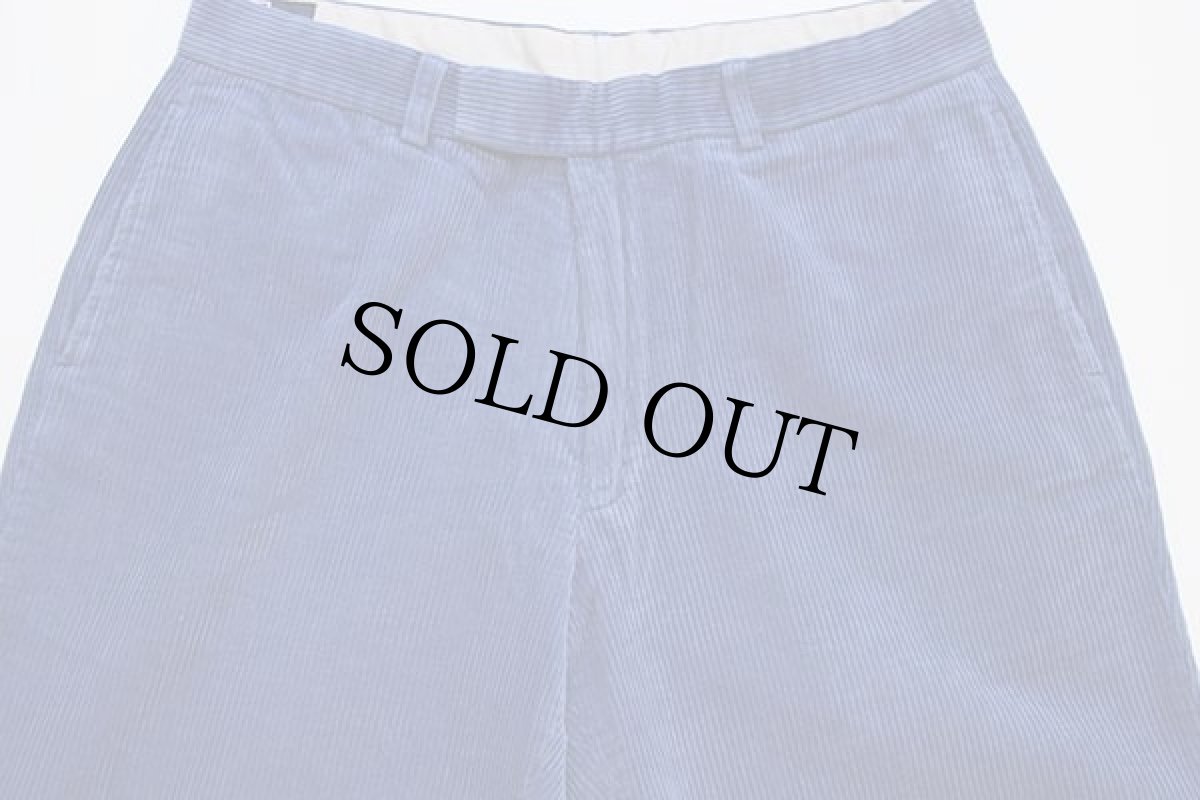 画像4: ポルトガル製 ポロ ラルフローレン コットン 太畝 コーデュロイパンツ 青 w34★スラックス (4)