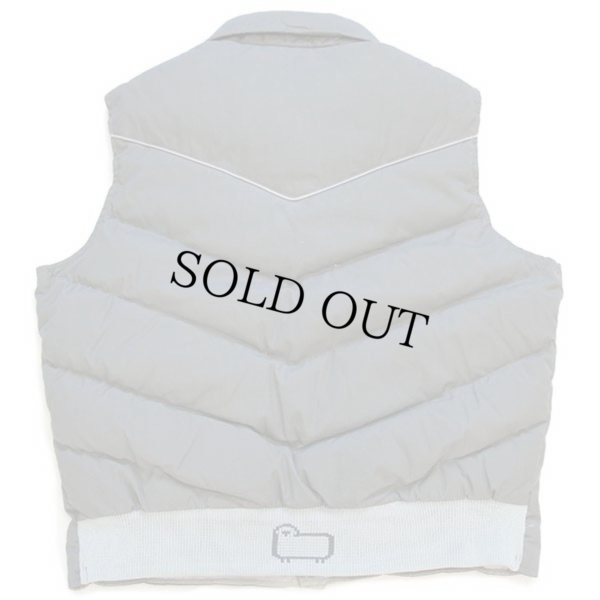 画像2: 80s Woolrichウールリッチ ダウンベスト グレー (2)