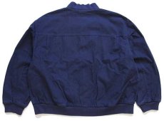 画像2: 90s L.L.Bean WHATCOM EDUCATIONAL CREDIT UNION Nancy刺繍 コットンツイルジャケット 紺 XL (2)