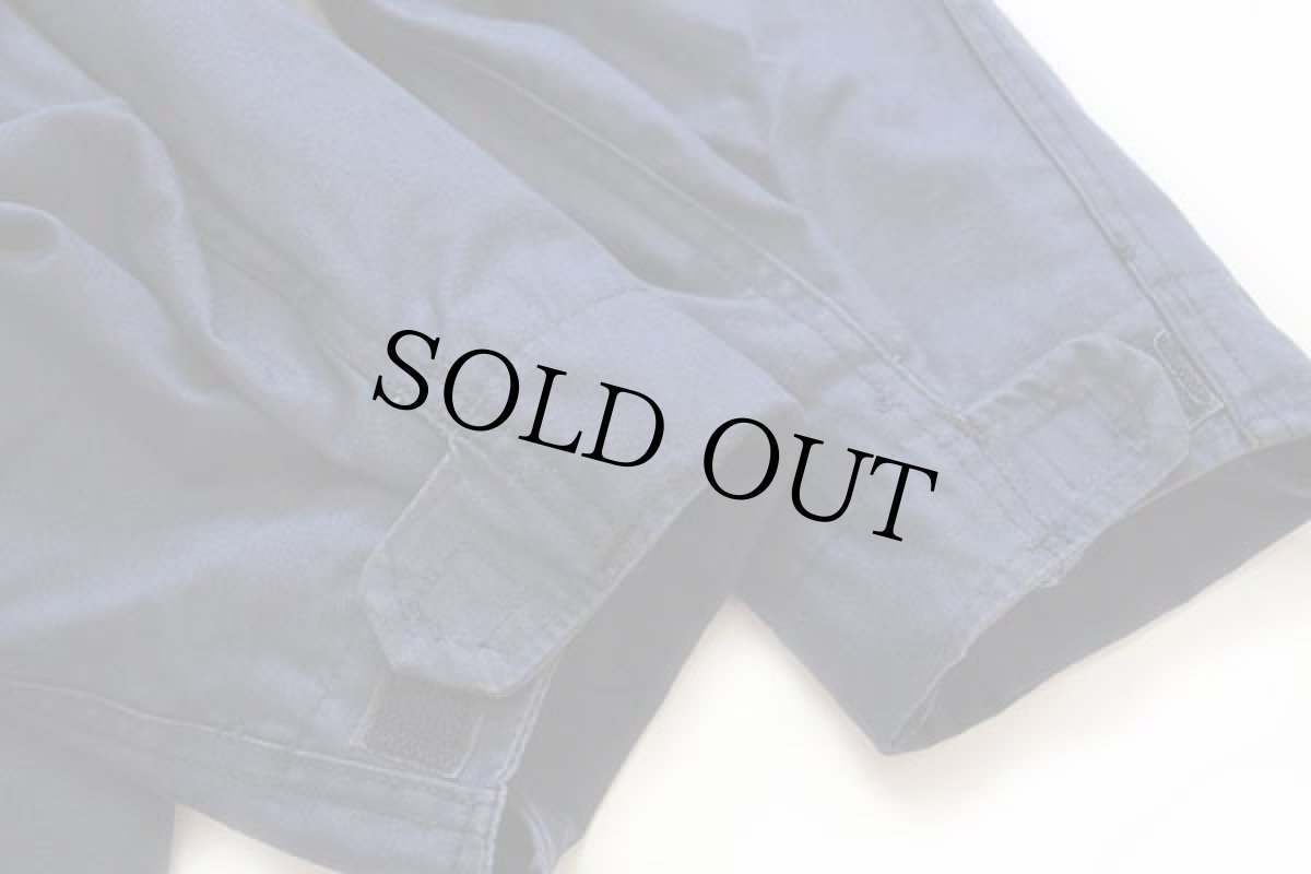 画像6: 90s USA製 ALPHAアルファ M-65 フィールドジャケット 紺 L-R (6)