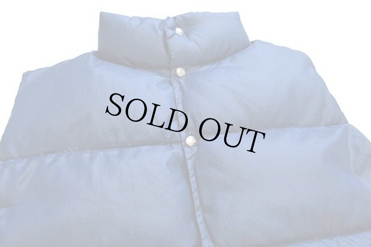 画像3: 70s THE NORTH FACEノースフェイス 茶タグ ナイロン ダウンベスト 紺 S (3)