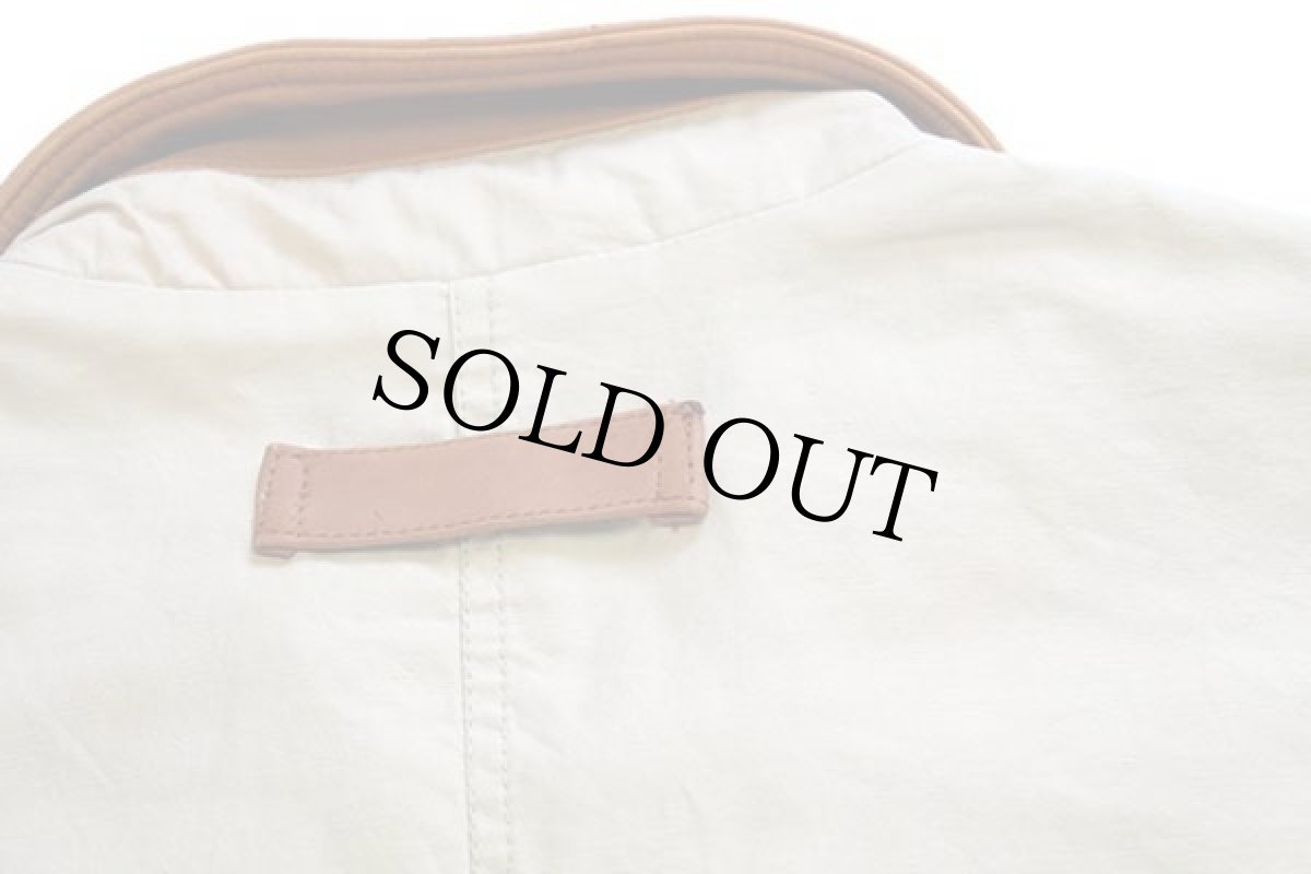 画像5: 90s EddieBauerエディーバウアー チンスト付き コットンポプリン フィールドコート アイボリー★ジャケット (5)