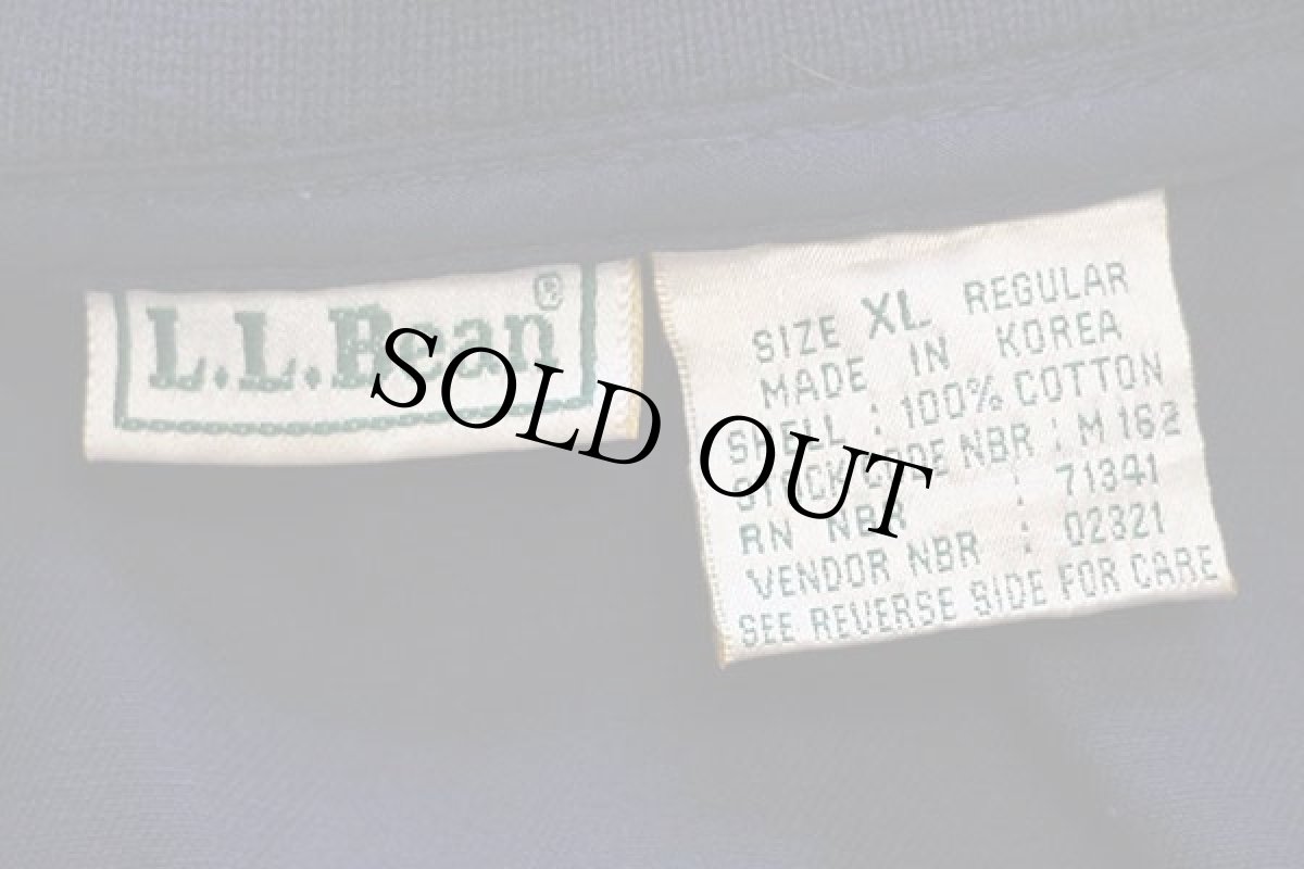 画像4: 90s L.L.Bean WHATCOM EDUCATIONAL CREDIT UNION Nancy刺繍 コットンツイルジャケット 紺 XL (4)