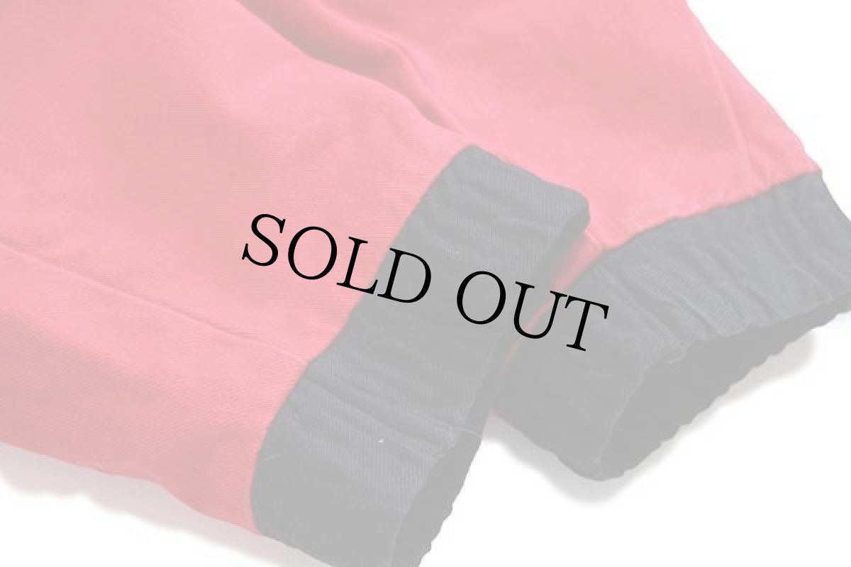 画像6: 90s NASCAR Jeff Gordon DUPONT MOTORSPORTS刺繍 ツートン キルティングライナー コットン レーシングジャケット 黒×赤 L (6)