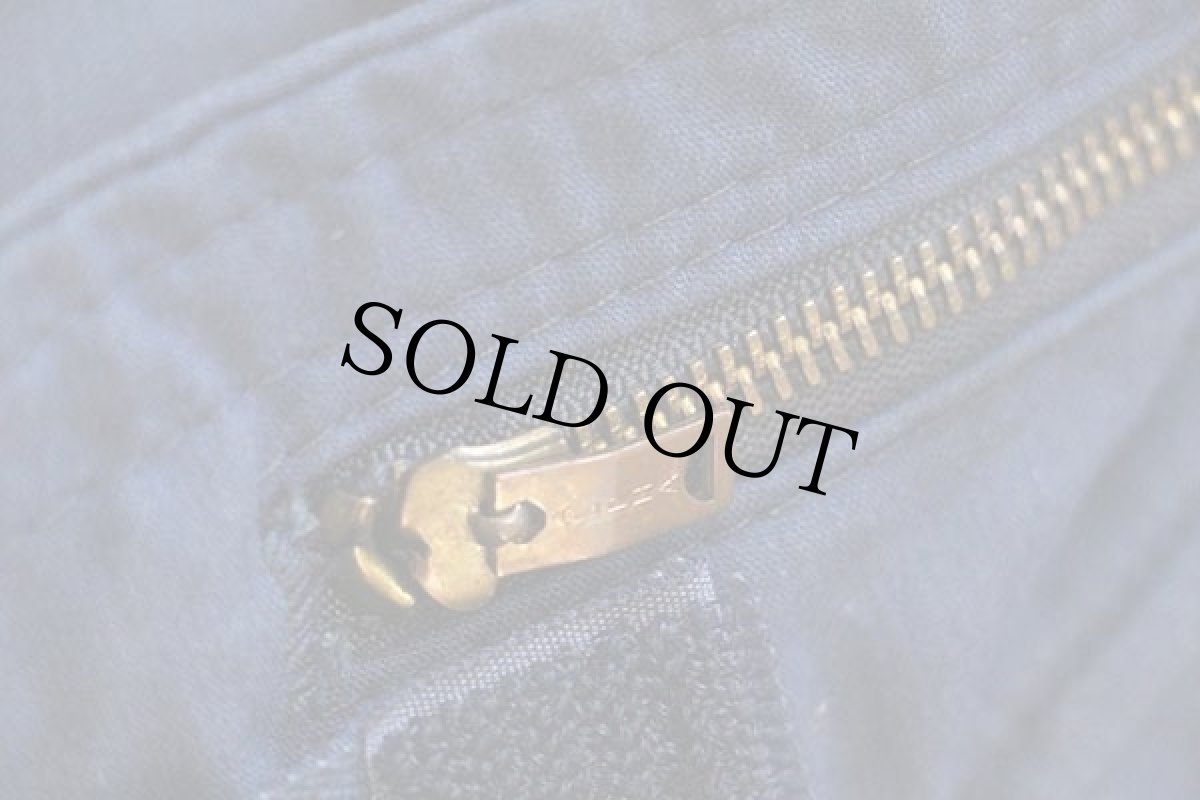 画像7: 90s USA製 ALPHAアルファ M-65 フィールドジャケット 紺 L-R (7)