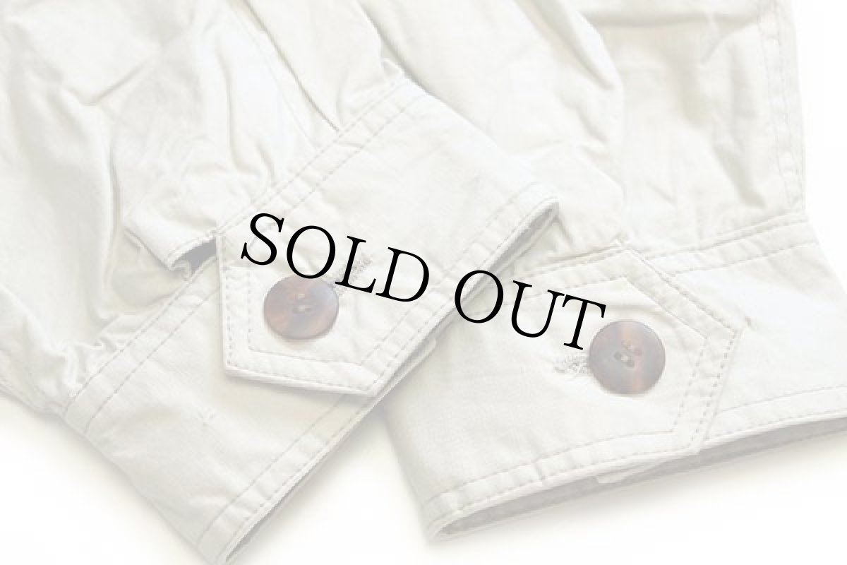 画像7: 90s EddieBauerエディーバウアー チンスト付き コットンポプリン フィールドコート アイボリー★ジャケット (7)