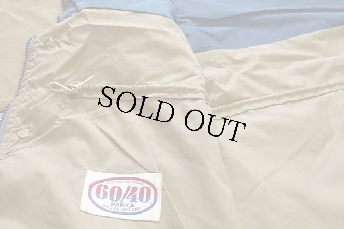 画像5: 90s USA製 SIERRA DESIGNSシエラデザイン 60/40 マウンテンパーカー タン M (5)