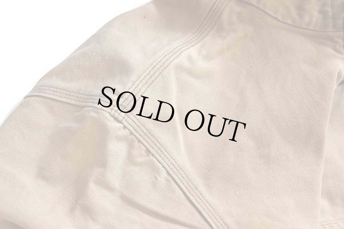 画像7: 90s USA製 carharttカーハート チェック ネルライナー ダック地 アクティブジャケット パーカー 茶 フェード M (7)