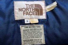 画像4: 70s THE NORTH FACEノースフェイス 茶タグ ナイロン ダウンベスト 紺 S (4)