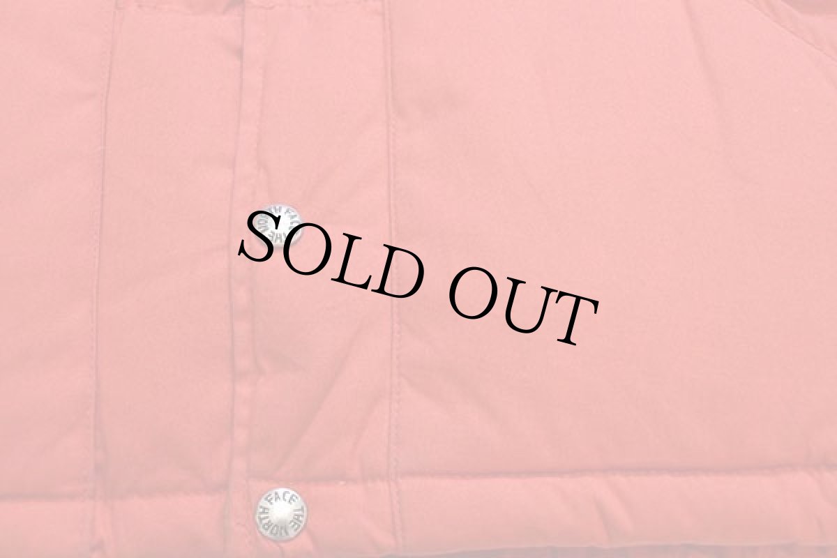 画像6: 70s THE NORTH FACEノースフェイス 茶タグ ダウンベスト オレンジ M (6)