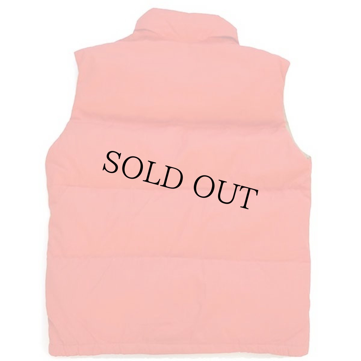 画像2: 70s THE NORTH FACEノースフェイス 茶タグ ダウンベスト オレンジ M (2)