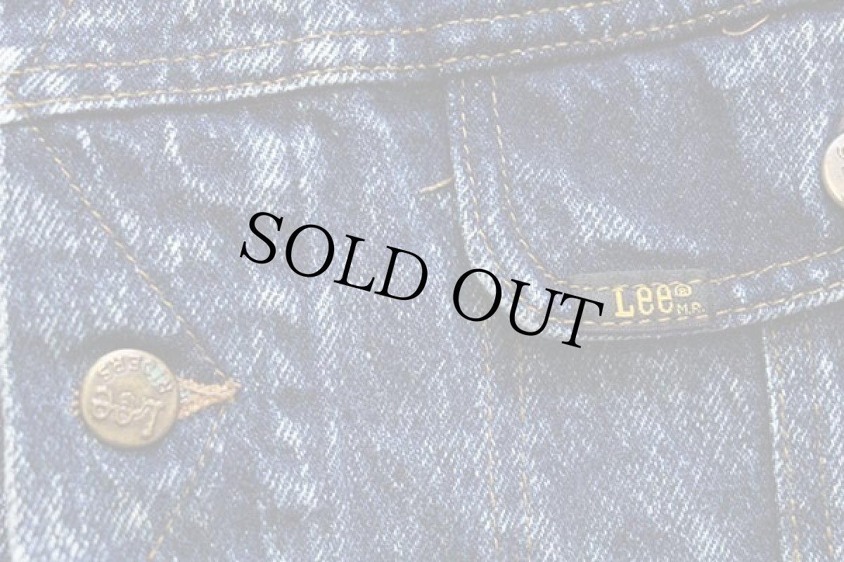 画像5: 90s Leeリー 220 ケミカルウォッシュ デニムジャケット 4ポケット 48★アシッド (5)