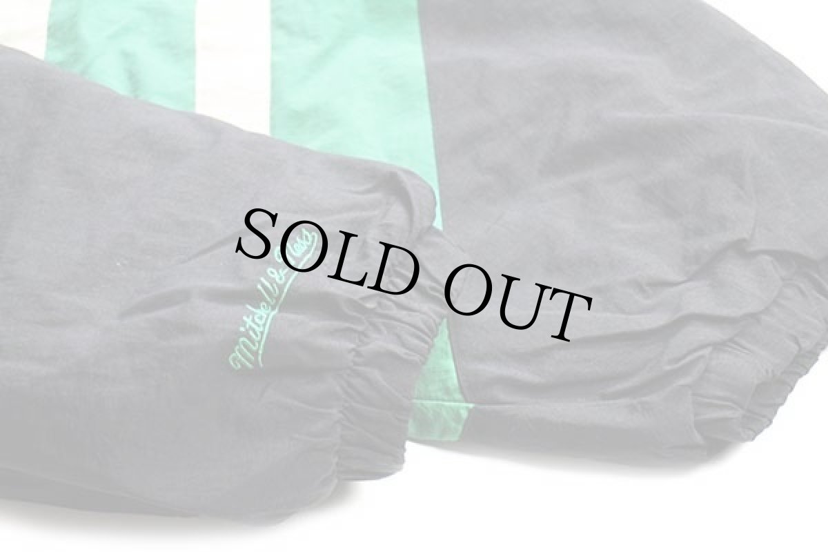 画像6: mitchell&ness NFL NY JETS アップリケ プルオーバー キルティングライナー ナイロンパーカー 黒 5XL★特大 (6)