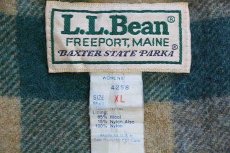 画像4: 80s USA製 L.L.Bean BAXTER STATE PARKA ウールライナー マウンテンパーカー ブルーグレー W-XL (4)