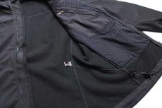 画像5: patagoniaパタゴニア ANGRY ORCHARD刺繍 Adze Jacket POLARTEC ストレッチ ソフトシェルジャケット 黒 W-M (5)
