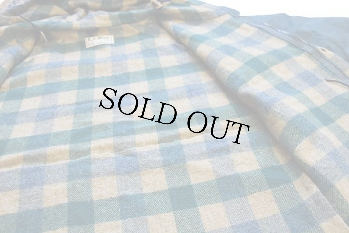 画像5: 80s USA製 L.L.Bean BAXTER STATE PARKA ウールライナー マウンテンパーカー ブルーグレー W-XL (5)