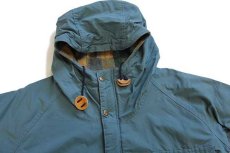 画像3: 80s USA製 L.L.Bean BAXTER STATE PARKA ウールライナー マウンテンパーカー ブルーグレー W-XL (3)