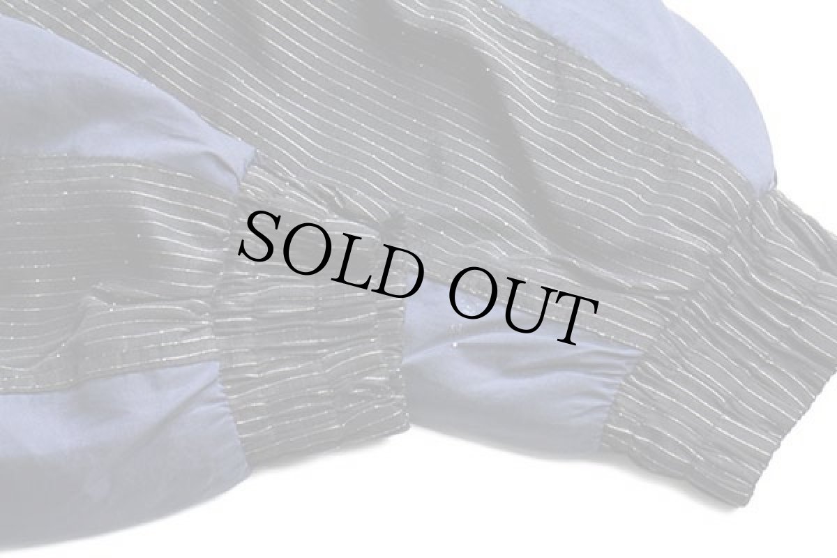 画像6: 90s LOGO ATHLETIC NFL COWBOYS 刺繍＆アップリケ キルティングライナー ナイロンジャケット 黒×紺 XL (6)