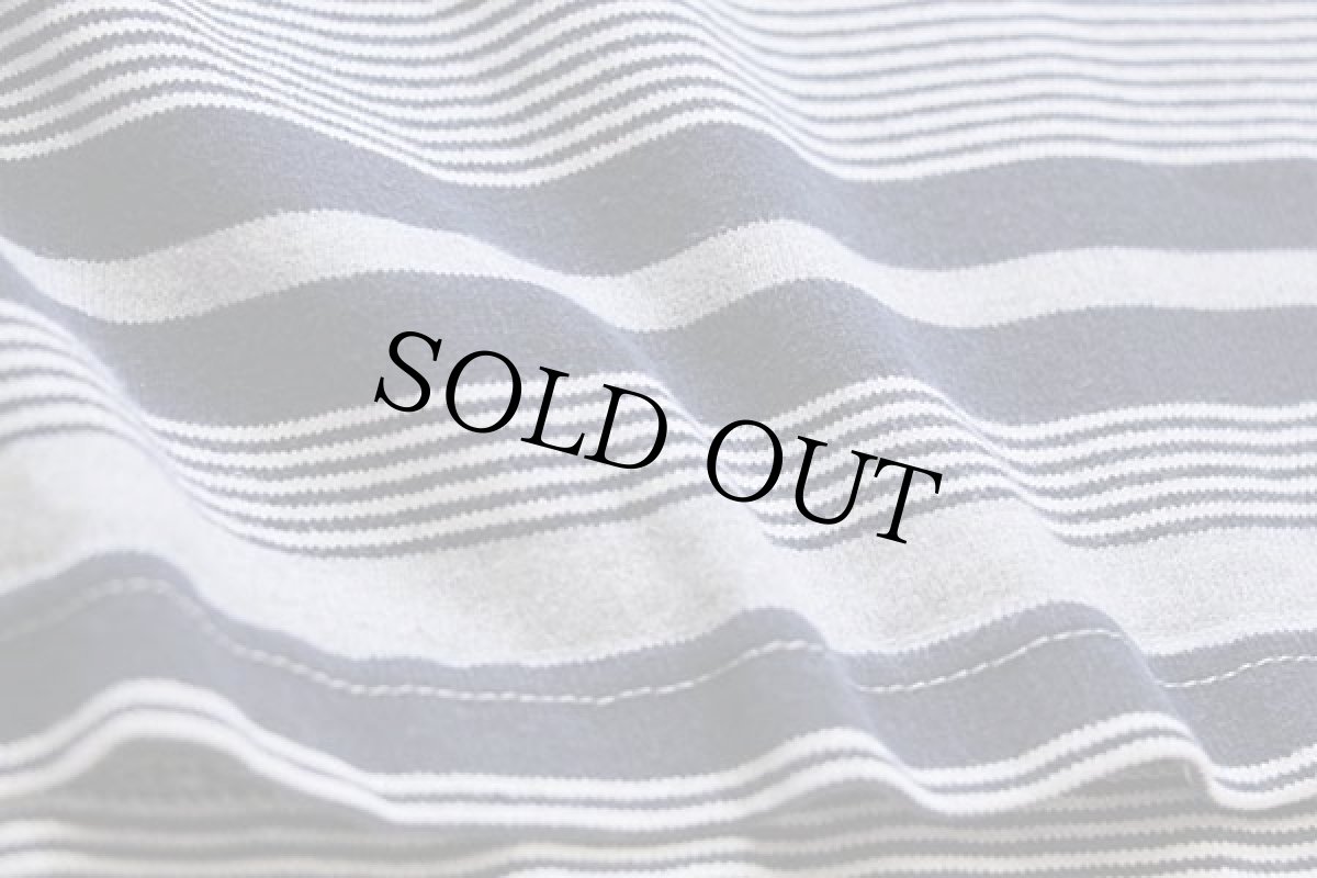 画像5: 90s EddieBauerエディーバウアー ランダムボーダー コットン スウェット L (5)