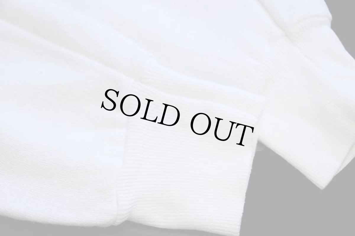 画像6: 90s USA製 NORTH CAROLINA Tar Heels マスコット スウェット 白 L (6)