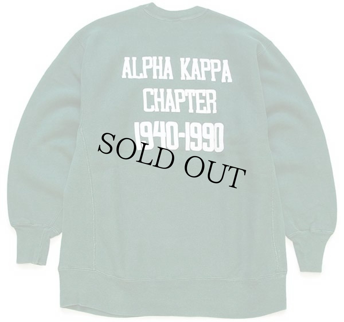 画像2: 90s USA製 Leeリー MIAMI UNIVERSITY フラタニティ 両面ひび割れプリント リバースウィーブ スウェット 緑 (2)