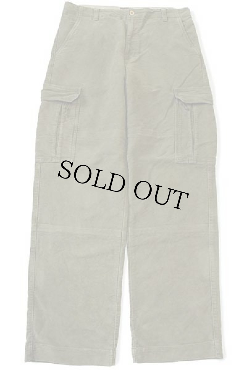 画像2: イタリア製 WOOLRICH JOHN RICH&BROS. ウールリッチ コットン モールスキン カーゴパンツ オリーブ w34 L34 (2)