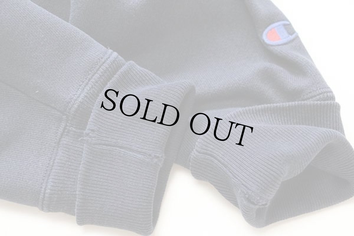 画像5: 90s Championチャンピオン ワンポイント リバースウィーブ スウェット 紺 M★89 (5)