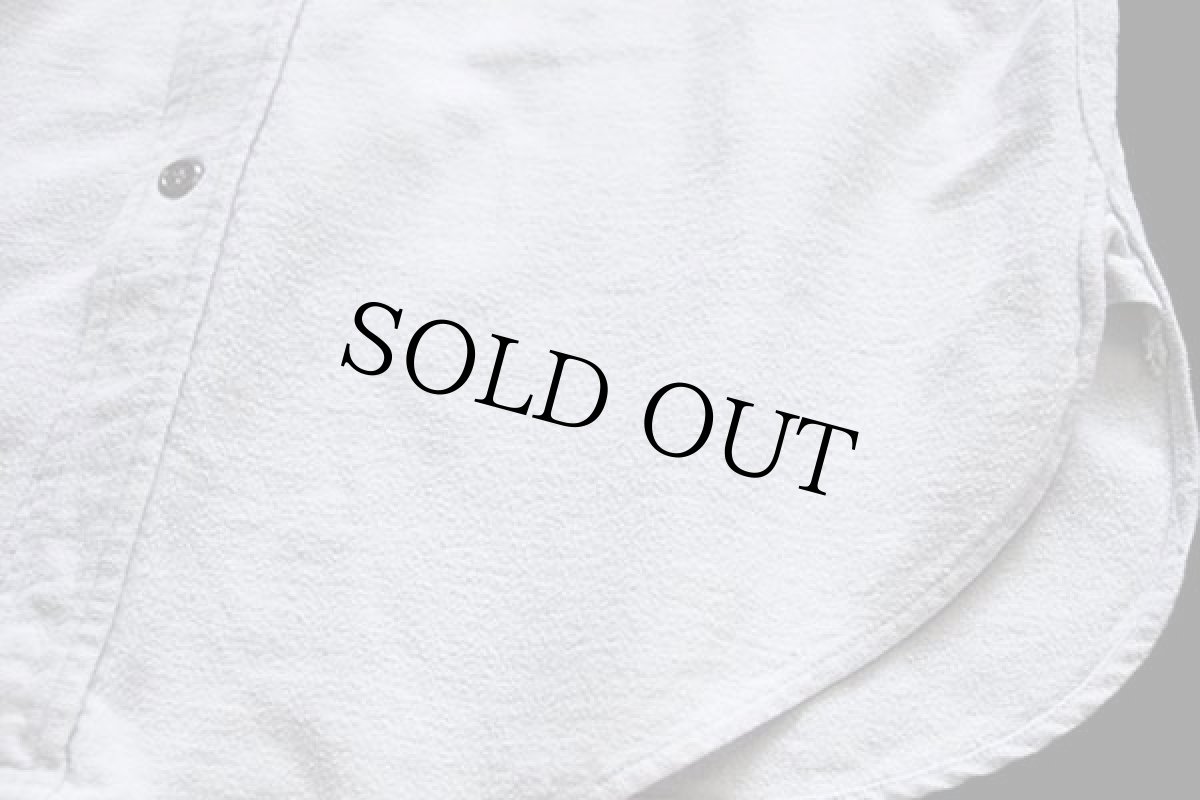 画像5: 50s Kamp-it UTICA Duxbak マチ付き コットン シャモアクロスシャツ ライトグレー (5)