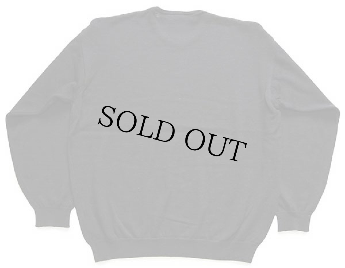 画像2: 00s LACOSTEラコステ ワンポイント ウールニット セーター 黒 6 (2)