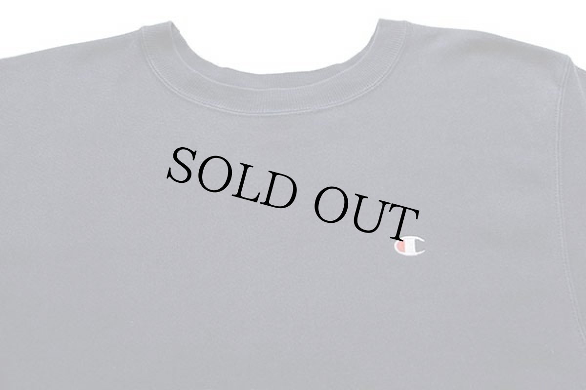 画像3: 90s Championチャンピオン ワンポイント リバースウィーブ スウェット 紺 M★89 (3)