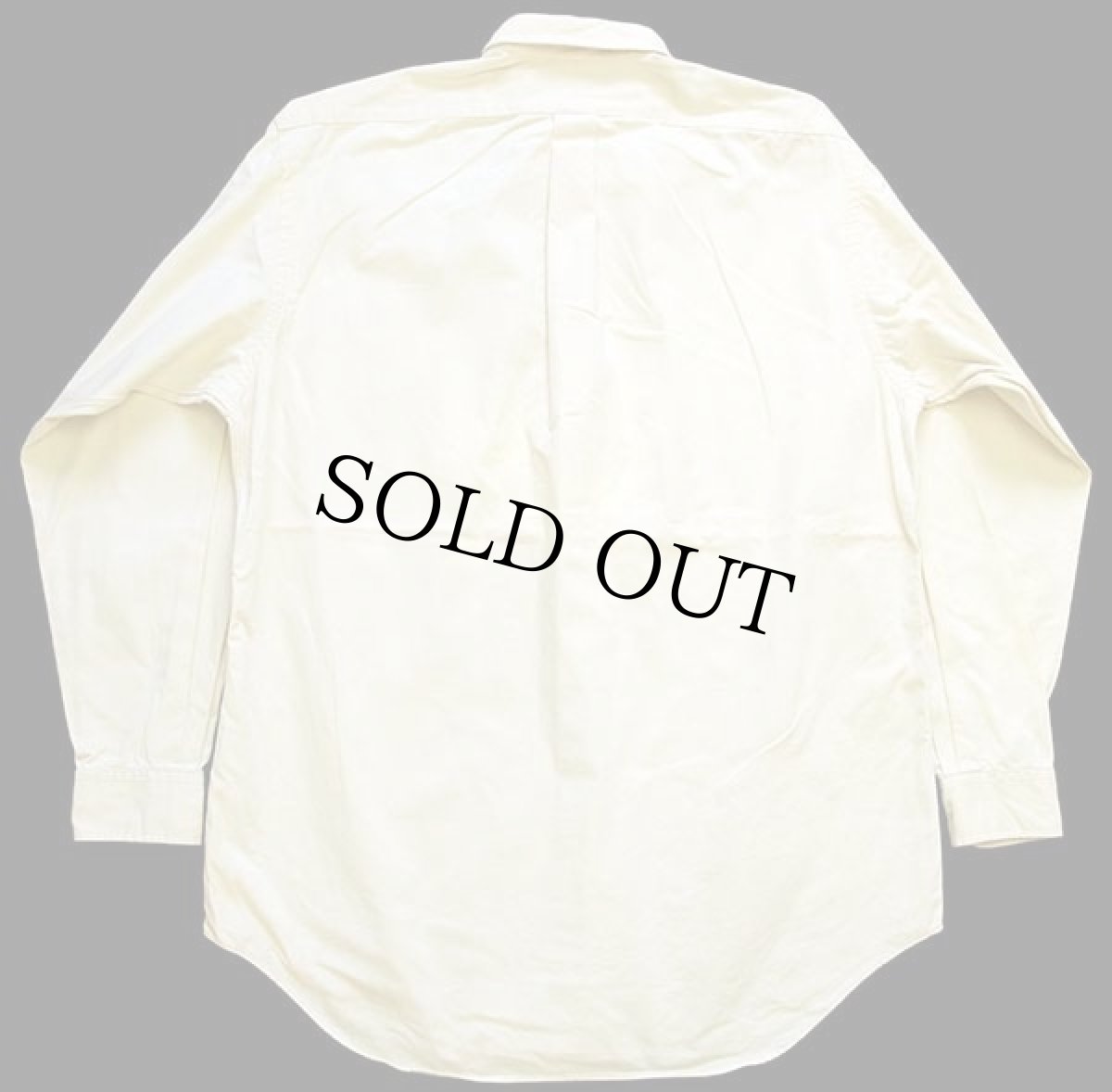 画像2: 90s ポロ ラルフローレン POLO SPORTSMAN刺繍 ポケット付き オックスフォード コットンシャツ 薄黄 (2)