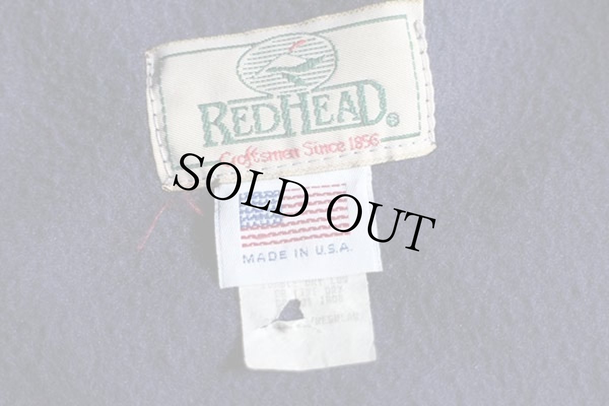 画像4: 90s USA製 RED HEADレッドヘッド Bass Pro Shopsパッチ付き フリースライナー ナイロンパーカー 緑 2XL (4)